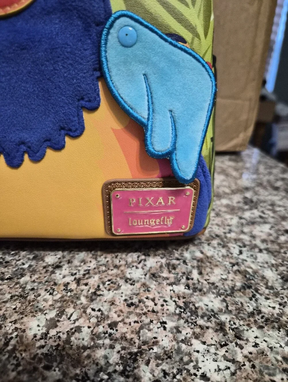 Loungefly Pixar Kevin Bird Mini Backpack - Blue, Yellow, Orange, Pink